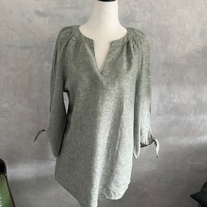 Jones New York Woven Tunic, Top, size Small